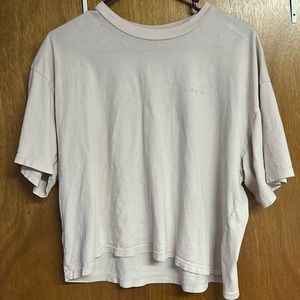 Obey oversized cropped shirt